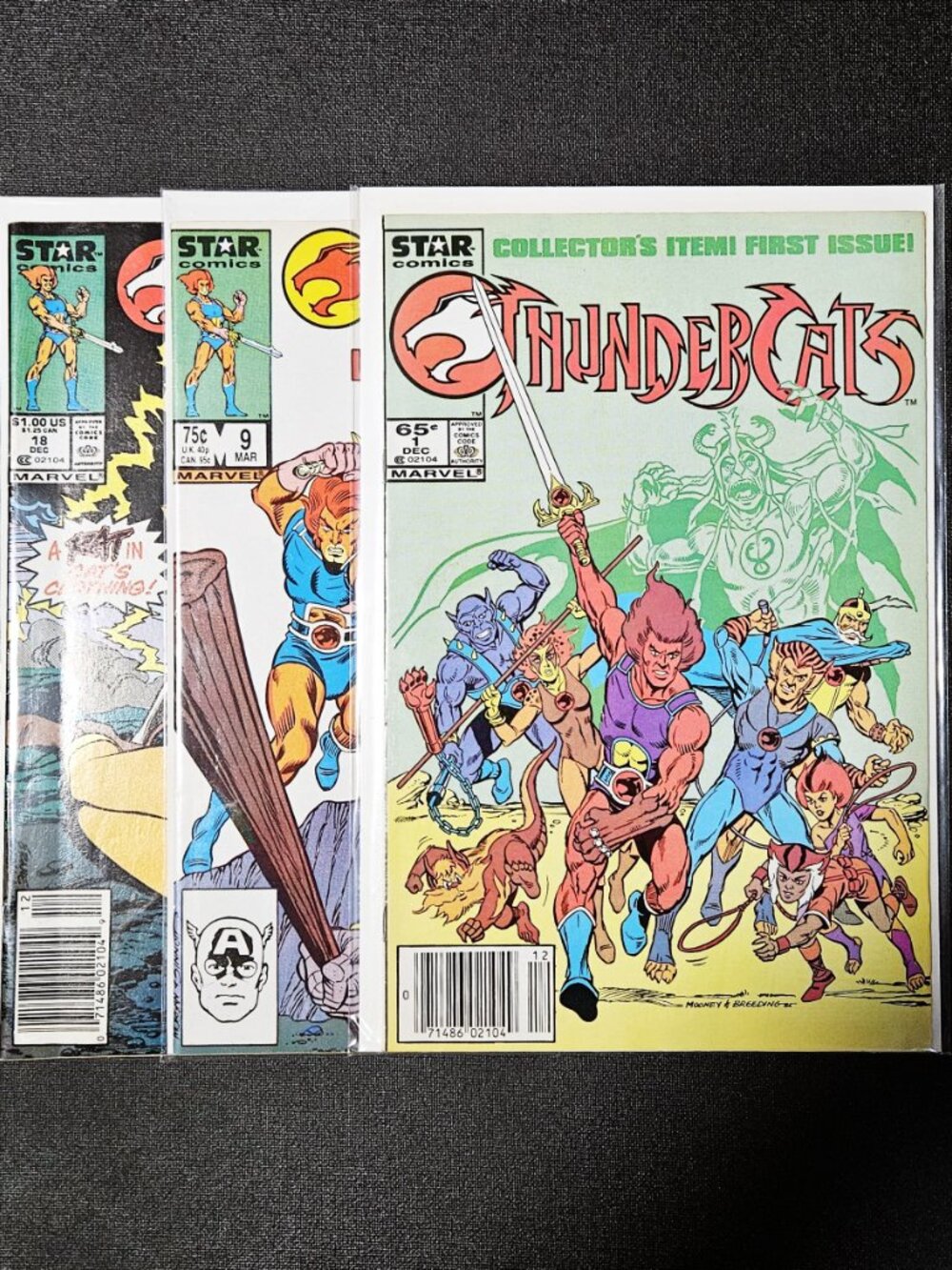 ThunderCats 1,9,18 Vol. 1 🔑 issue (1985) - 3 Book Lot